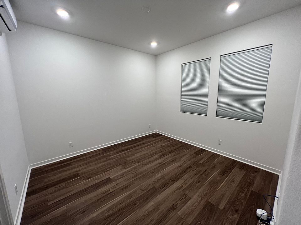 First floor bedroom, blackout shades.