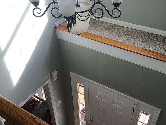 two-story foyer