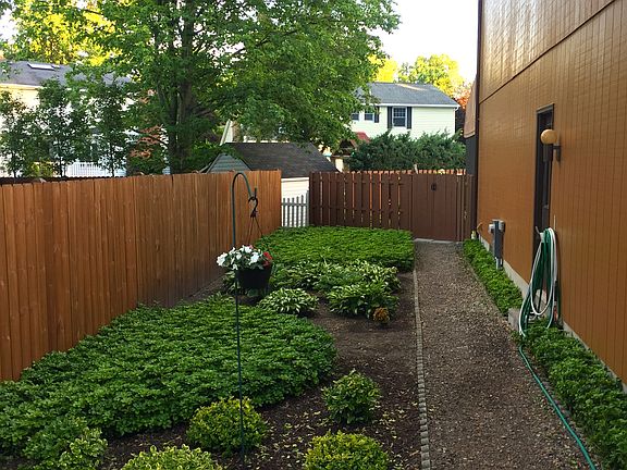 East side of home