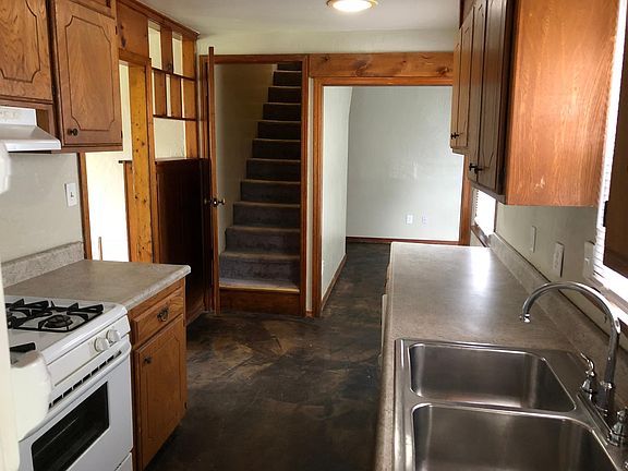 Kitchen area from back door
