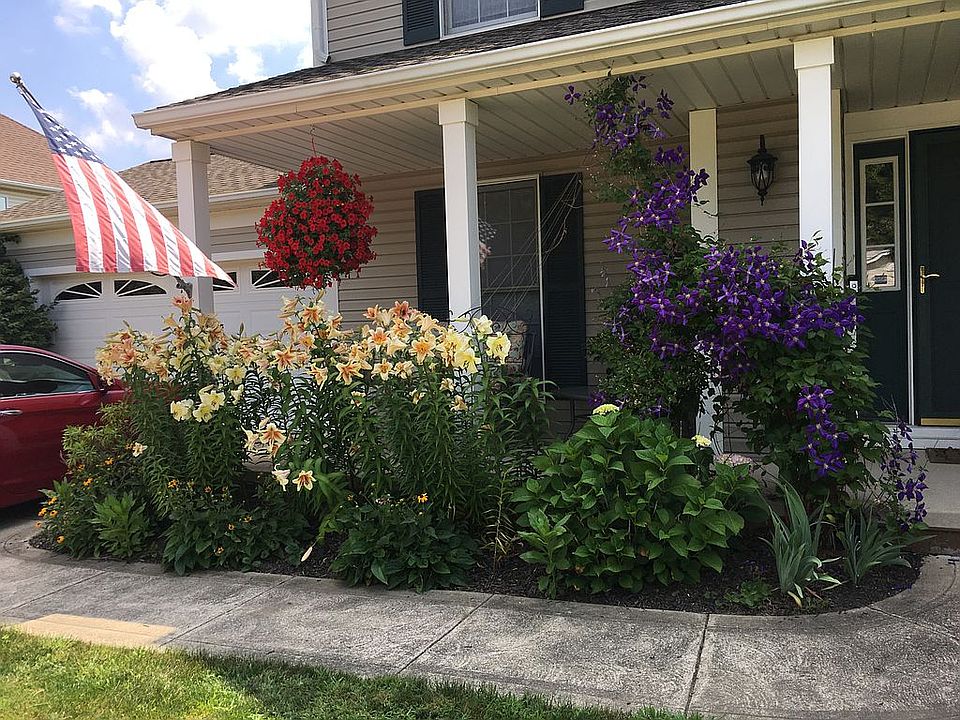 Flowers and porch