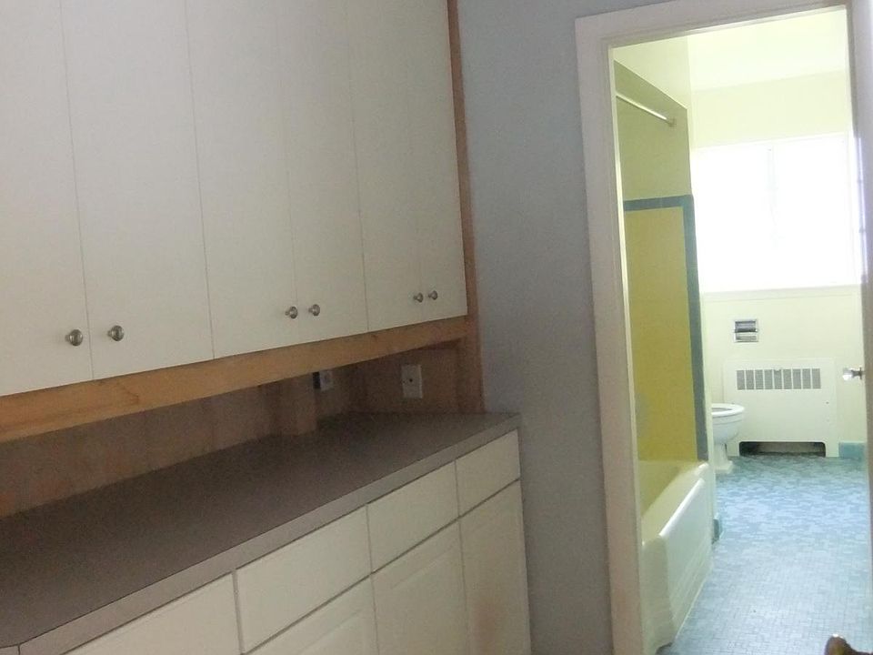 Hallway, with Storage and Bathroom