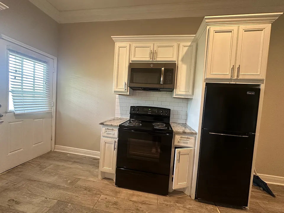 Refrigerator included.