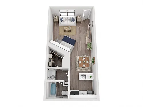 Floor plan Studio A