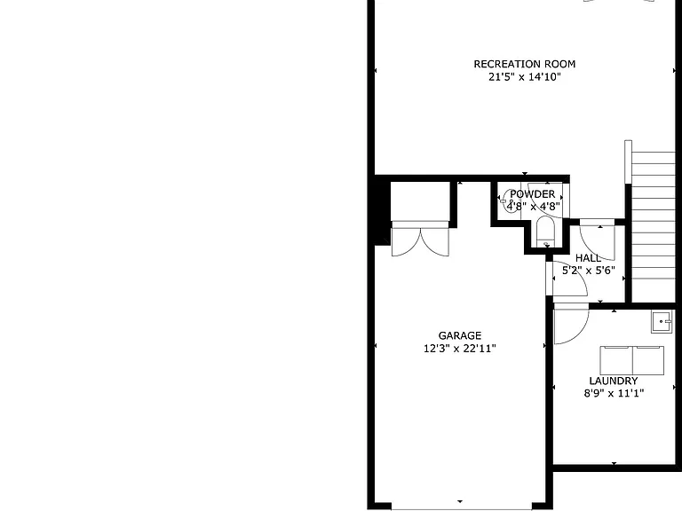 Lower Level Floor Plan
