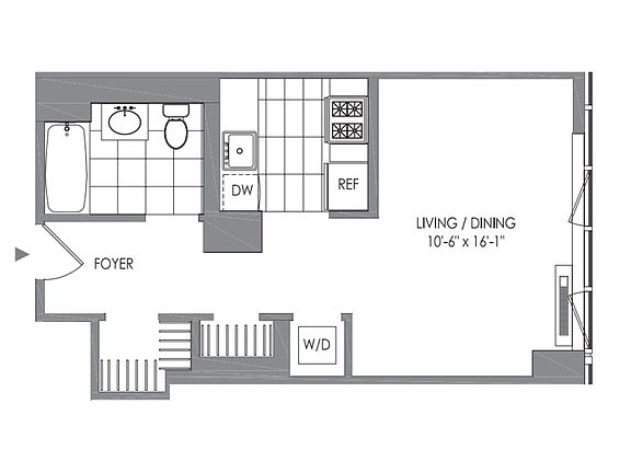 2nd image of 43-25 Hunter St #1617W