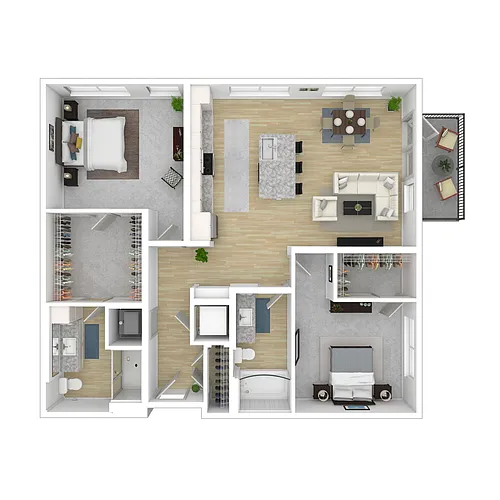 Floor plan Thrust