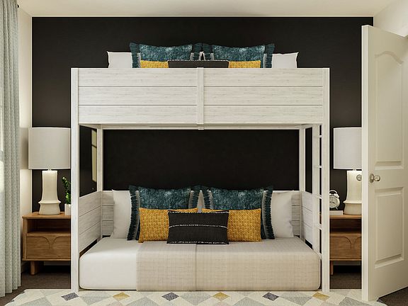 Spacious secondary bedrooms.