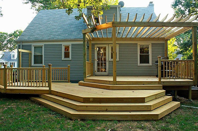 Spacious Back Deck