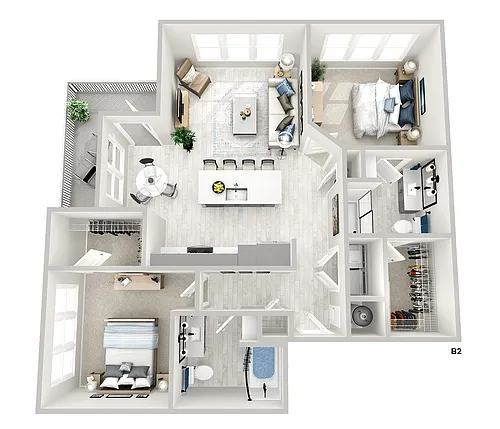 Floor plan B2