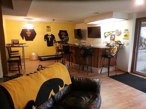 Walkout Basement with Bar