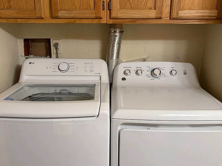 Washer and Dryer Included