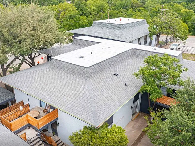 Aerial view of La Madera community layout