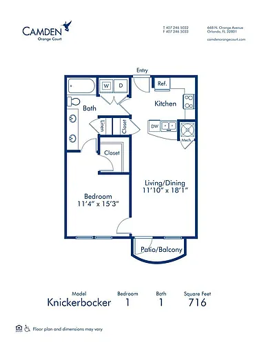 Floor plan Knickerbocker