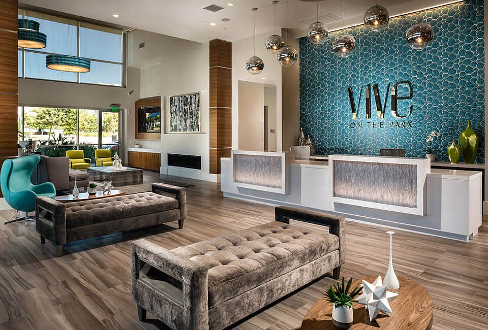 Vive on the Park Lobby and Front Desk San Diego, California