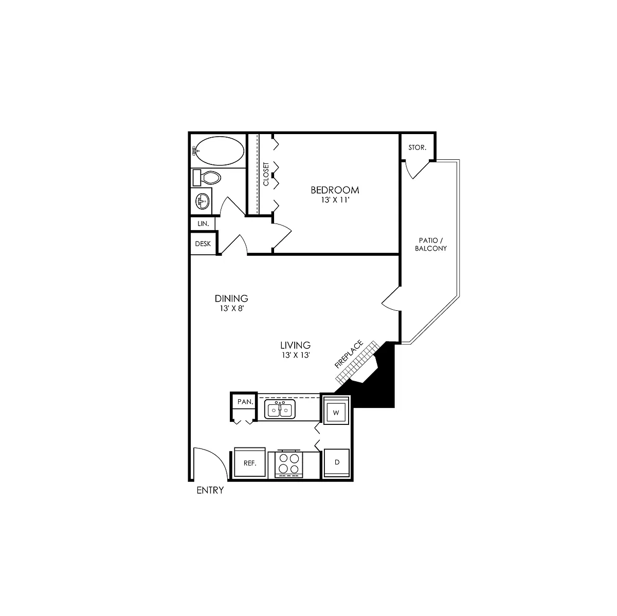 Floor plan A7 Renovated