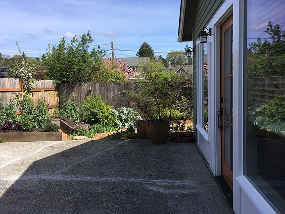 Owner's garden beyond