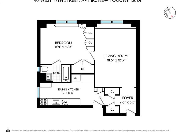 2nd image of 40 W 77th St #8C