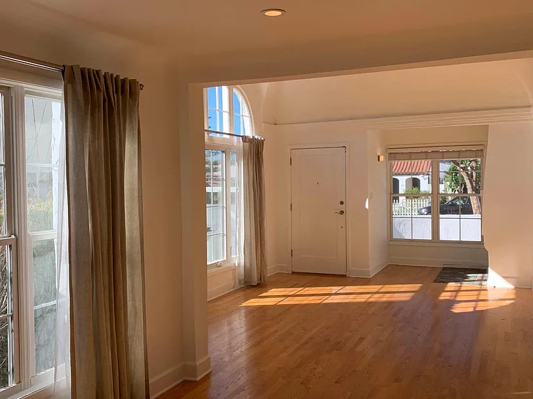 Looking at living room from dining room