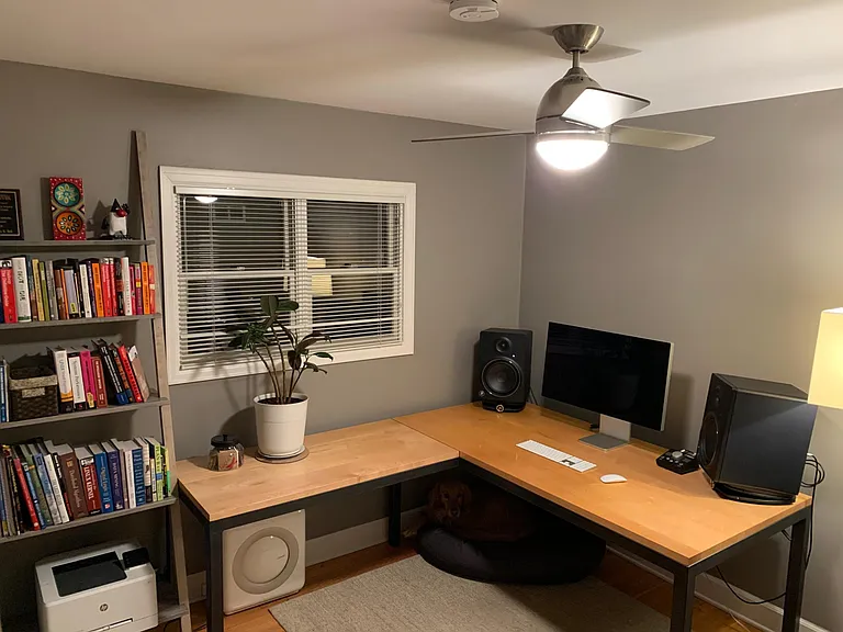First bedroom/office