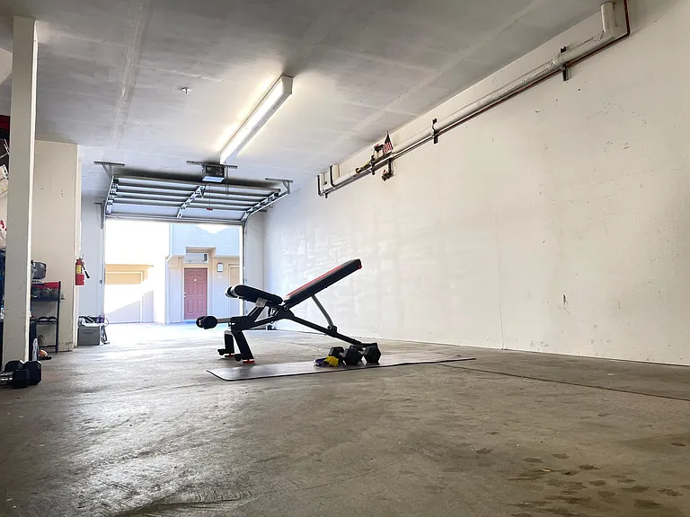 2 car tandem spacious garage with a lot of storage space