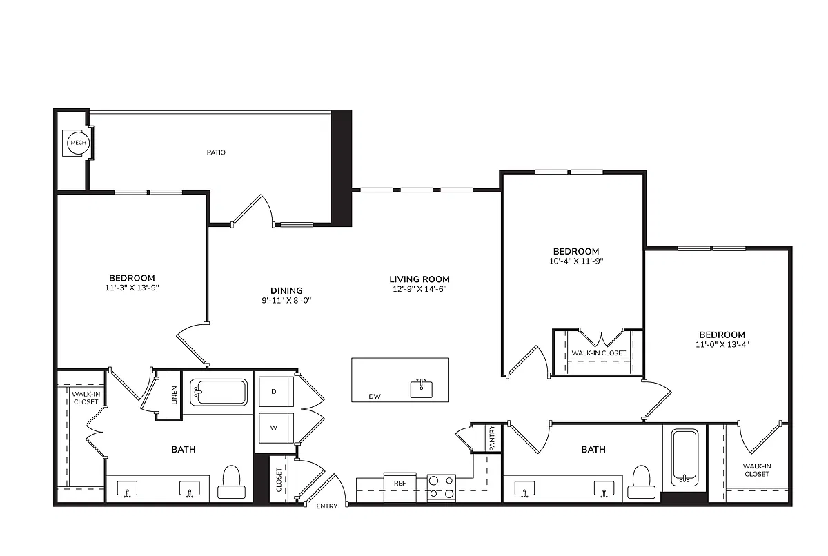 Floor plan C1