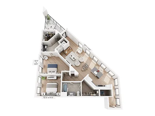 Floor plan B2