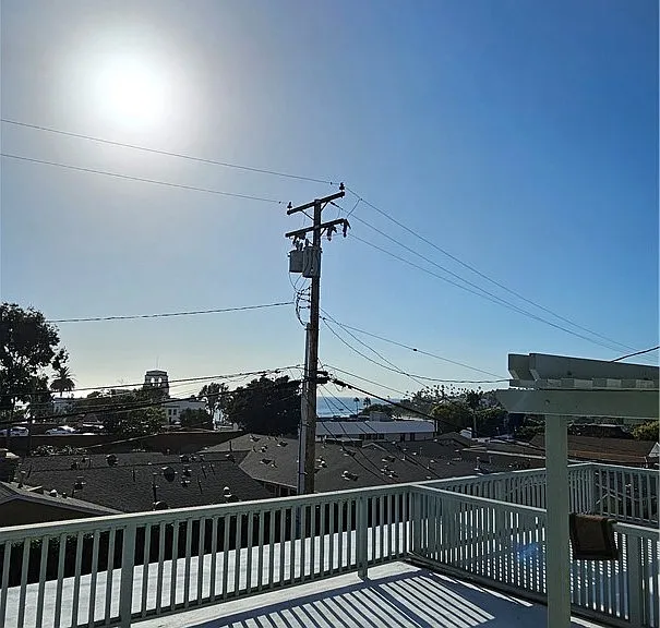 Private balcony