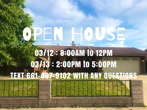 OPEN HOUSE 3/12 AND 3/13