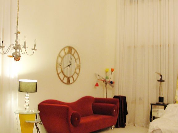 High Ceiling Living Room