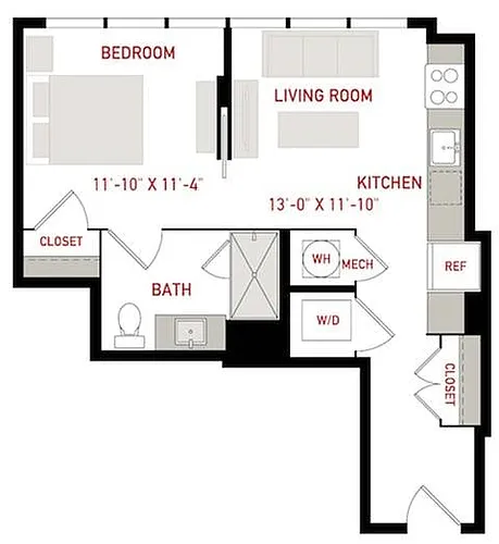 Floor plan The Redbird