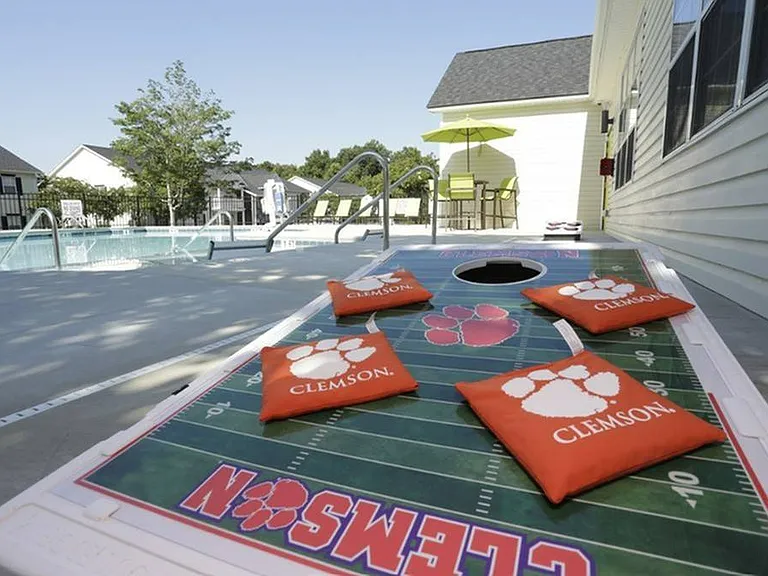 Cornhole by the Pool