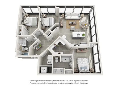 Floor plan Monroe