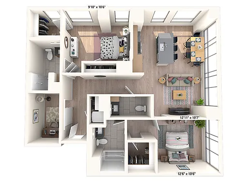 Floor plan T-D7