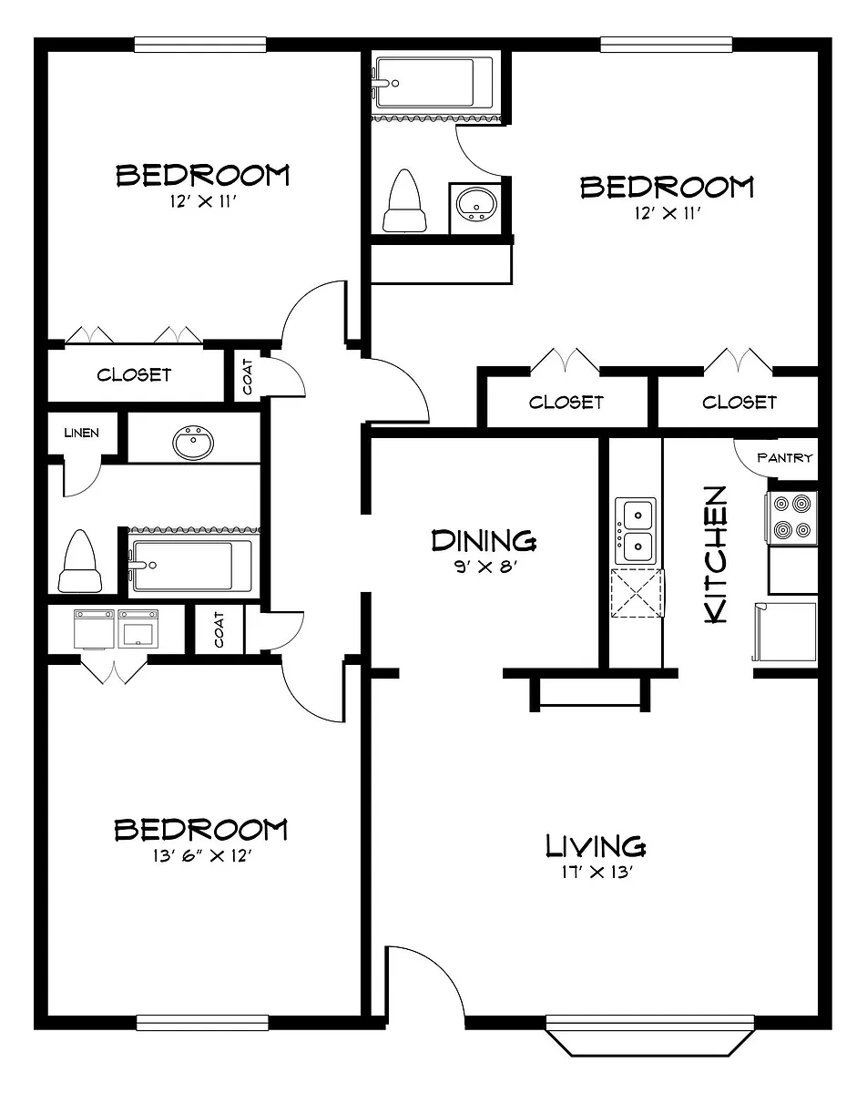 Floor plan C1