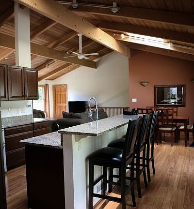 Soft close drawers and doors. Lots of counter space and storage.