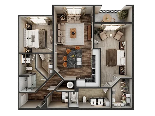 Floor plan B1