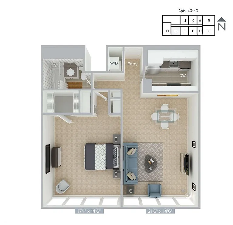 Floor plan A9-G-Classic