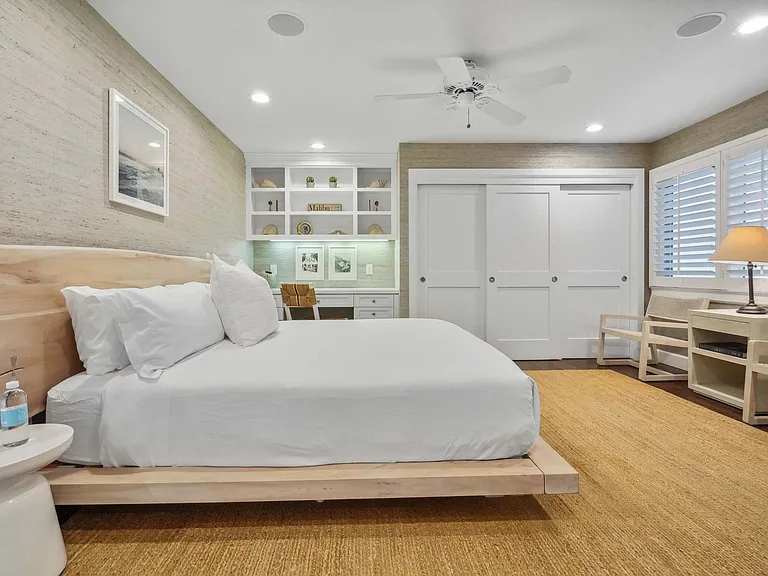 Woven rugs and natural fiber accents providing warmth and tranquility.