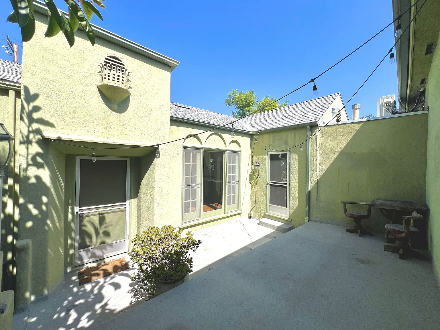 Large, completely private outdoor space