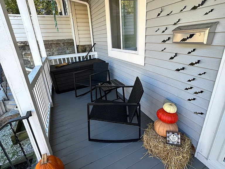 front porch (furniture not included)