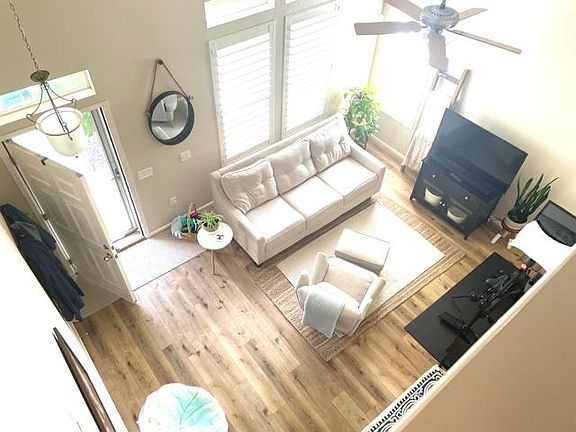 View from upstairs looking down