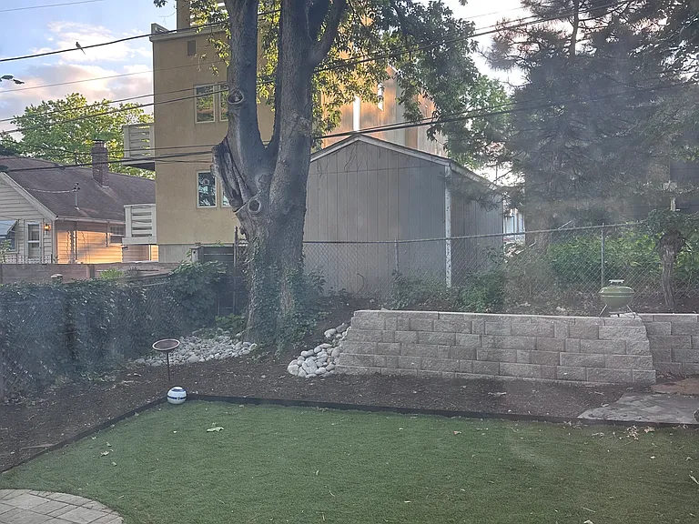 backyard, view from bedroom 1