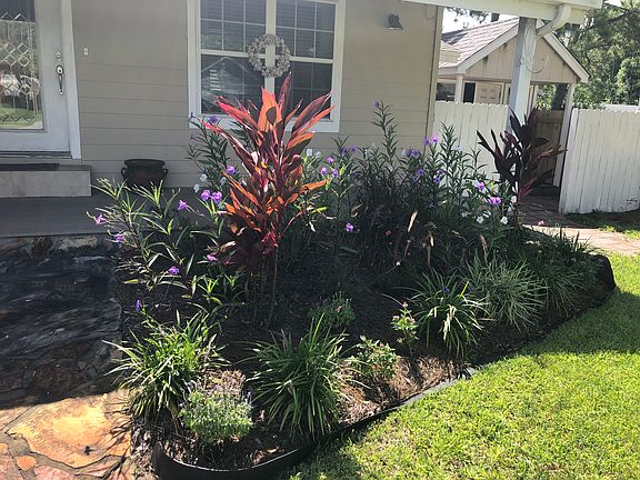 Front flower bed