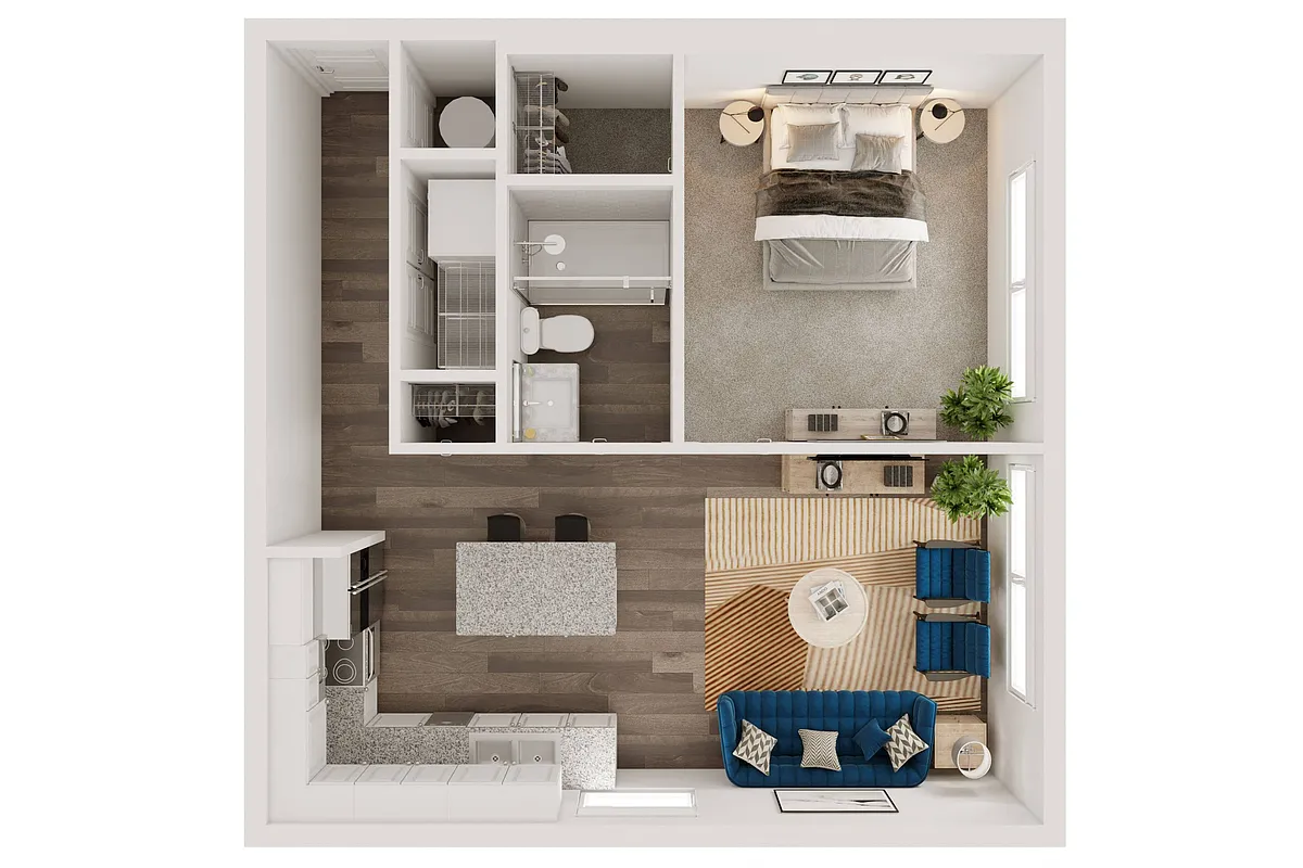 Floor plan A3 - SECOND AVE