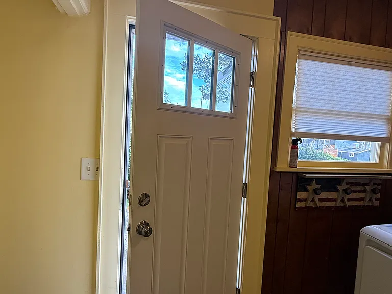 Front door from inside