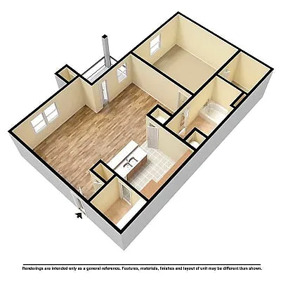 Floor plan 1C