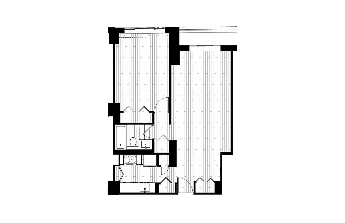 Floor plan 1 Bed_1 Bath-03