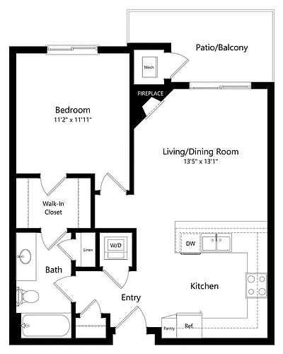 Floor plan Oliver (Flat)
