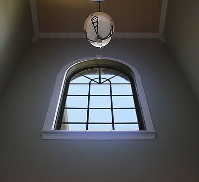 Window in two story entry
